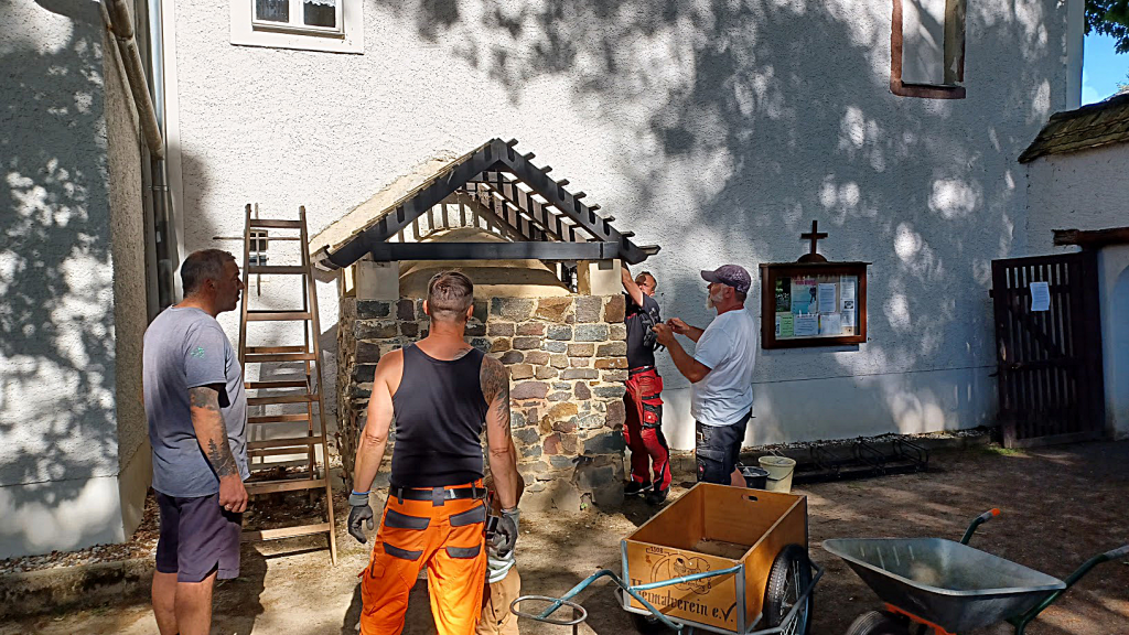 Die Backofenreparatur nimmt Gestalt an