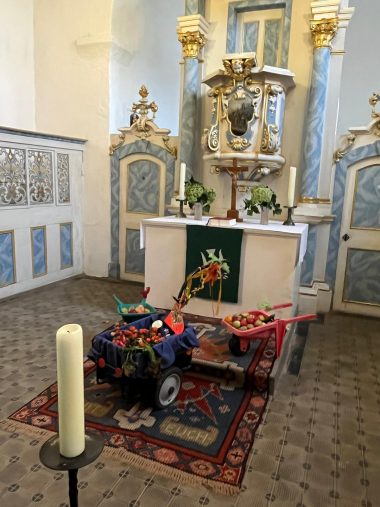 Erntedankwoche bei den Gänseblümchen