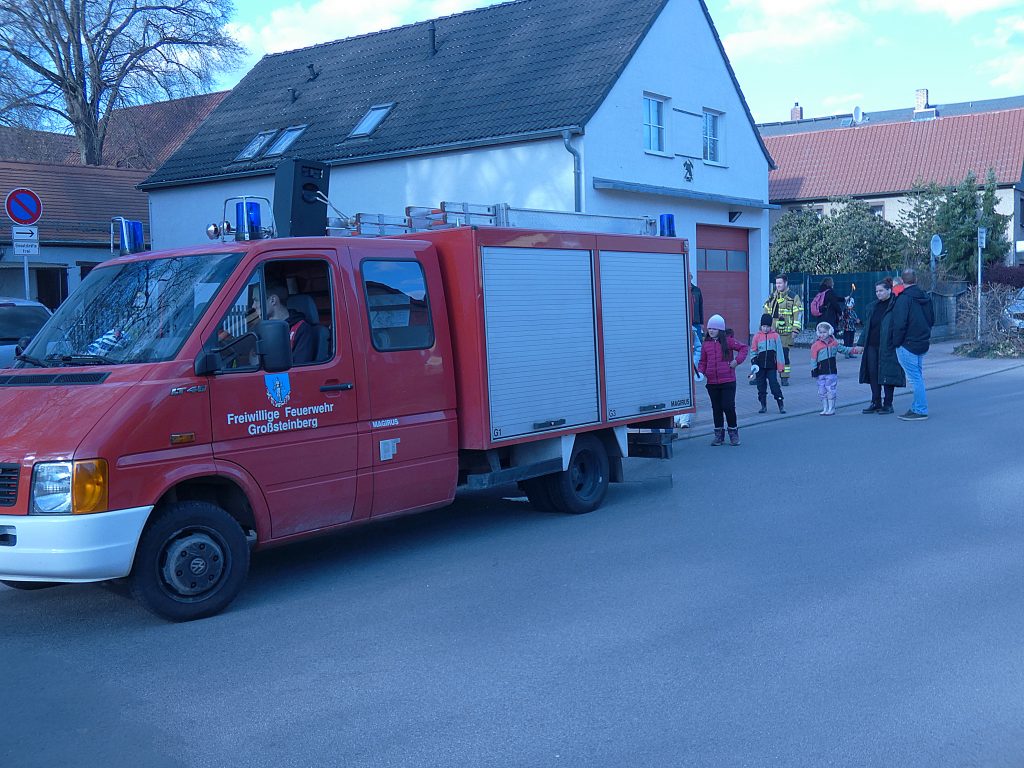 Osterfeuer in Großsteinberg