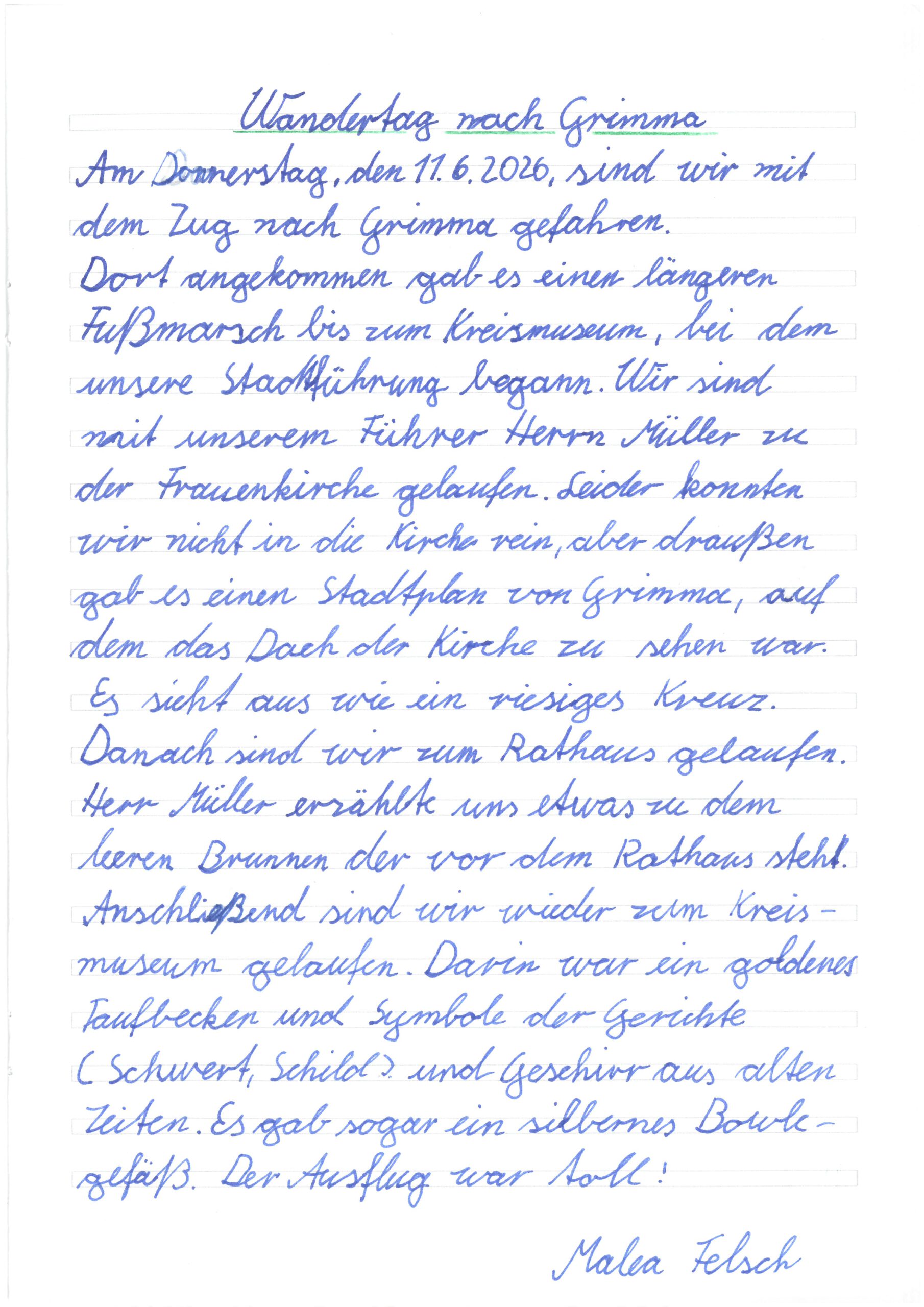 Wandertag nach Grimma am 11. Juni 26