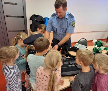 Ausflug zum Polizeirevier Grimma